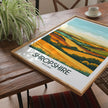 Shropshire Retro Travel Illustration