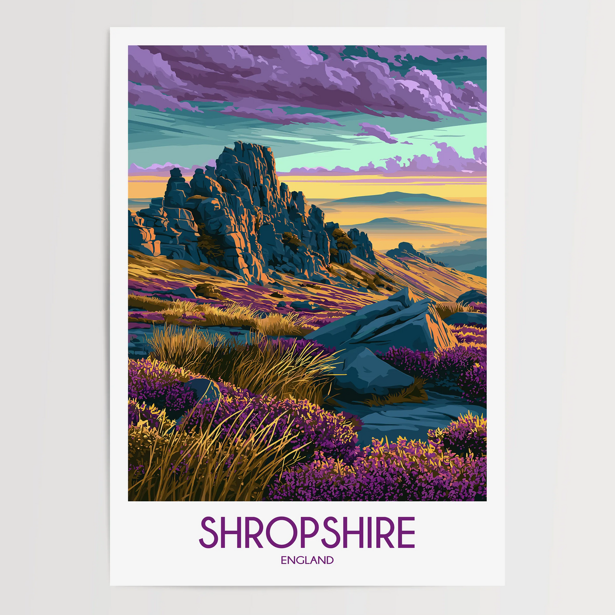 Shropshire Scenic Landscape Art