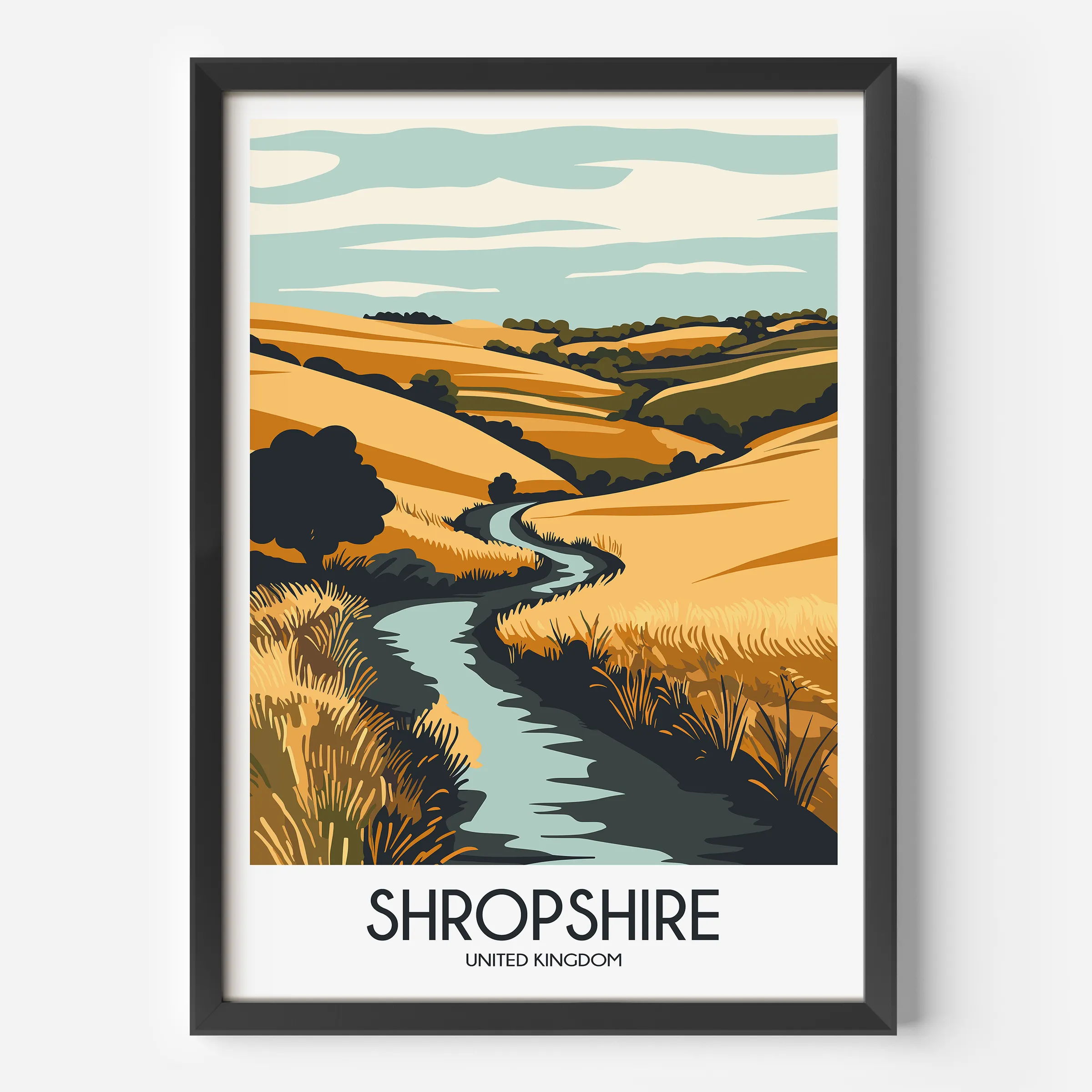 Shropshire Scenic Landscape Art