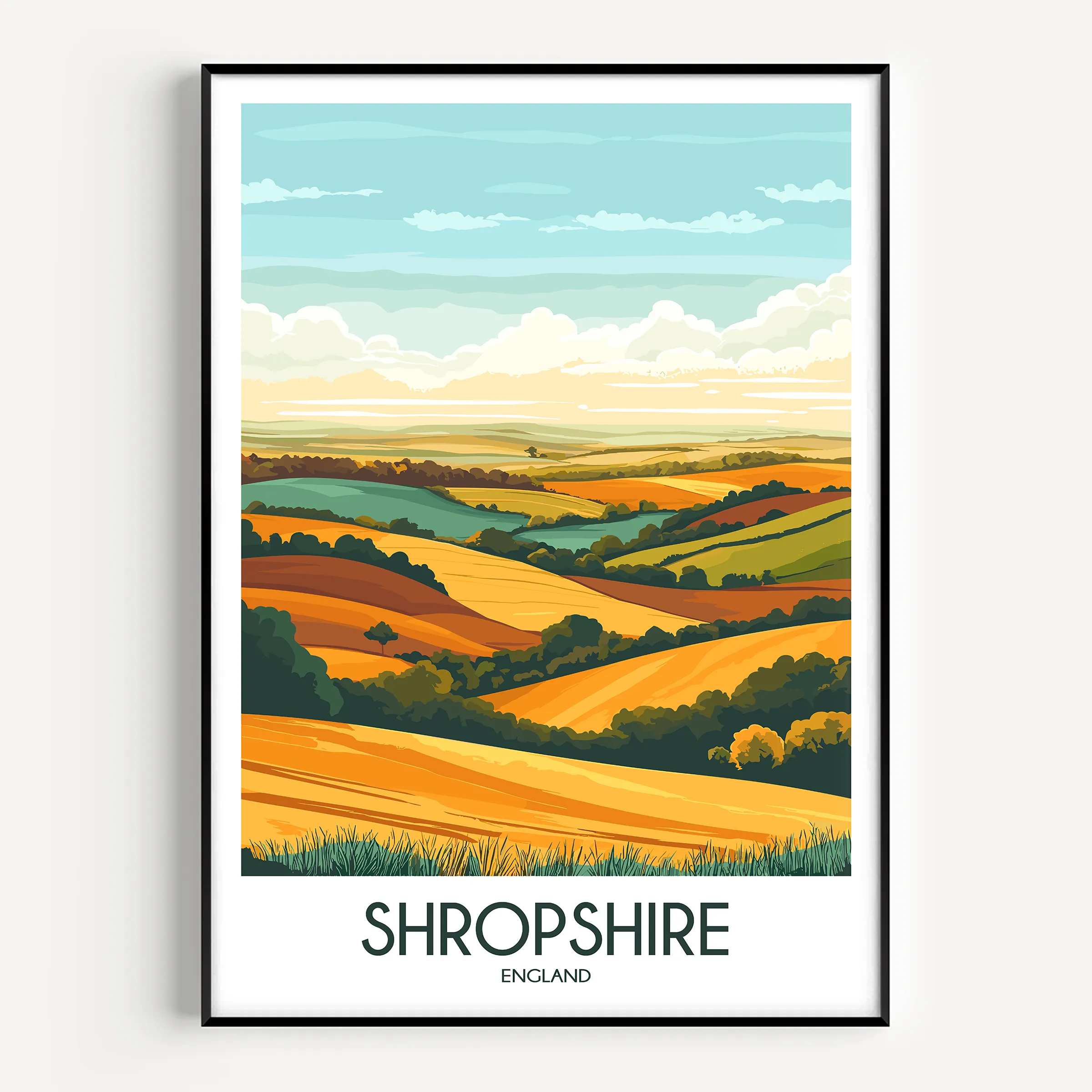 Shropshire Scenic Landscape Art
