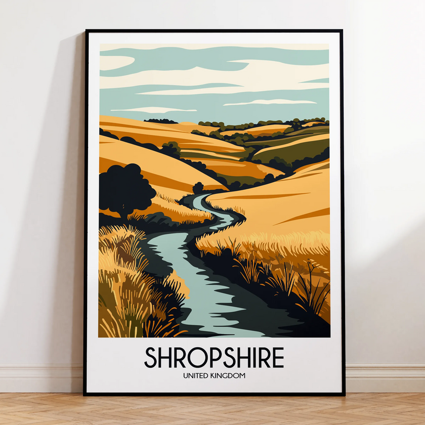 Shropshire Travel Memory Gift