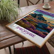Shropshire Vintage Style Print