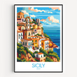 Sicily Destination Art Gift