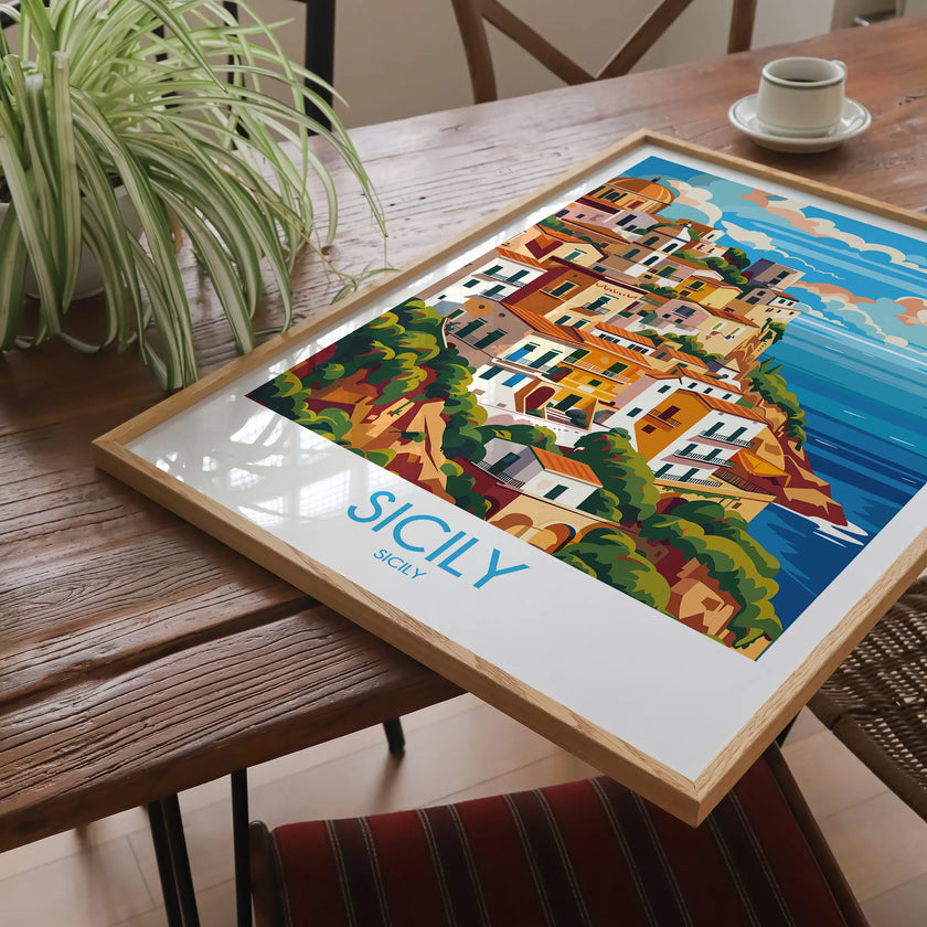 Sicily Minimalist Wall Art