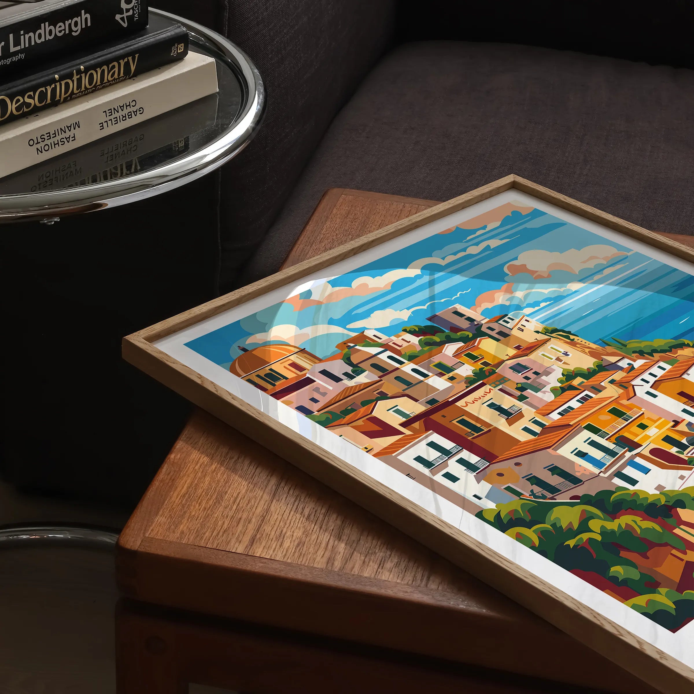 Sicily Scenic Landscape Art