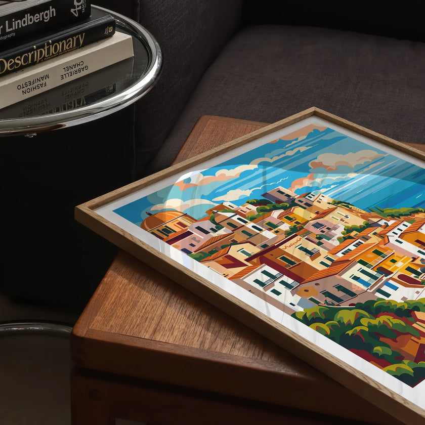 Sicily Scenic Landscape Art