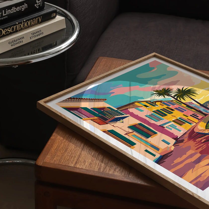 Sicily Scenic Landscape Art