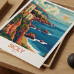 Sicily Souvenir Poster Print