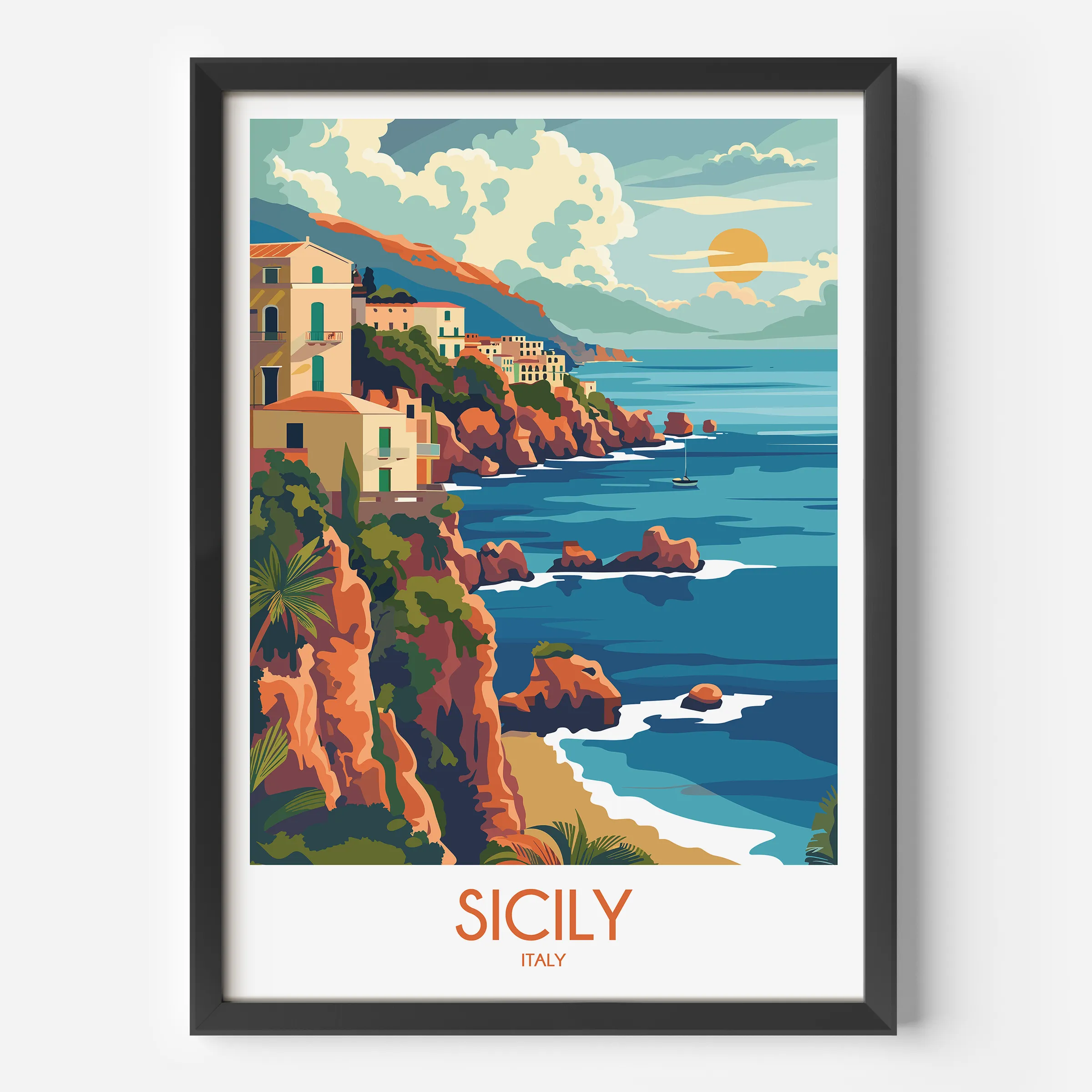 Sicily Travel Memory Gift