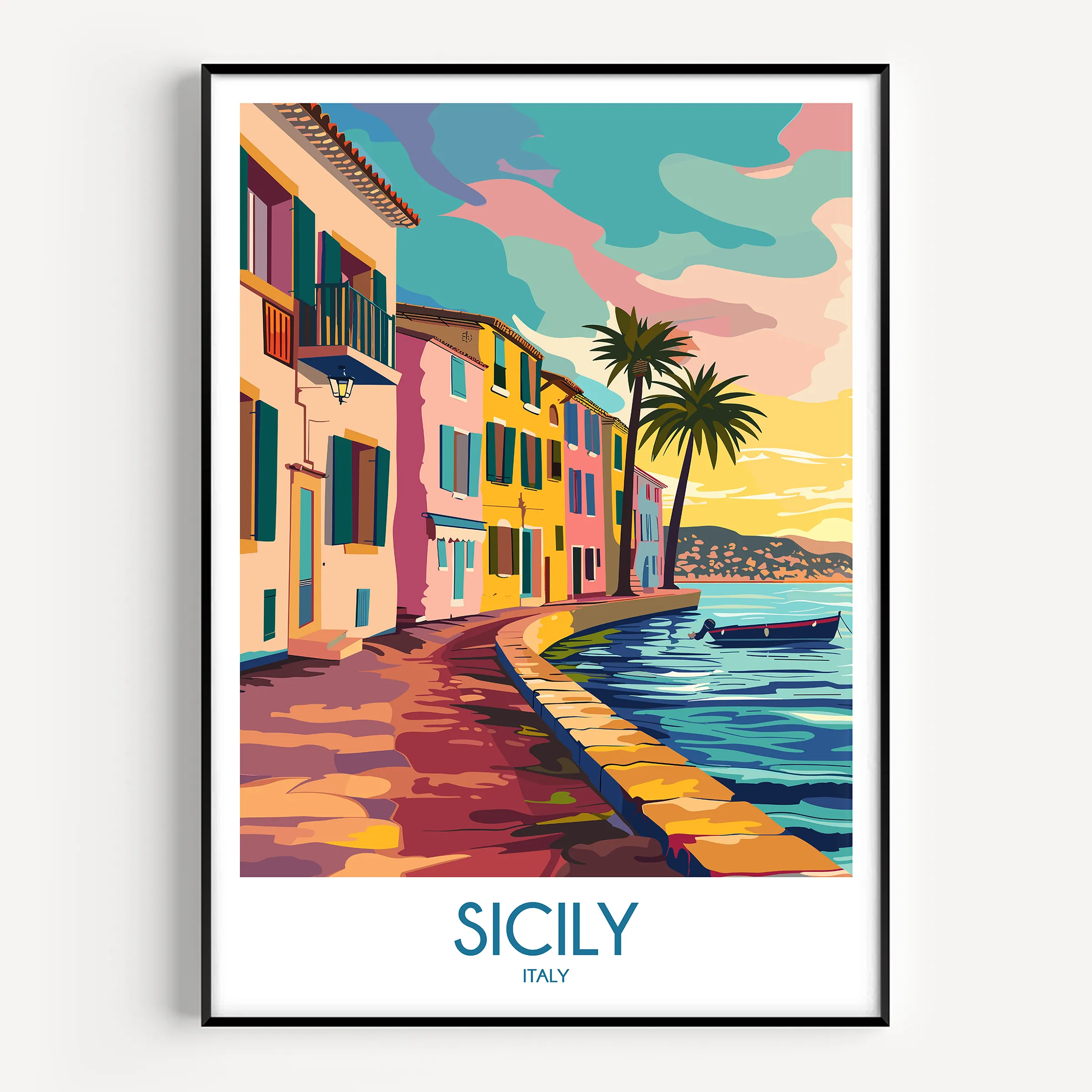 Sicily Travel Memory Gift