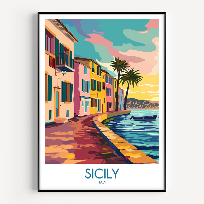 Sicily Travel Memory Gift