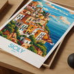 Sicily Vintage Style Print