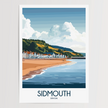 Sidmouth Destination Art Gift