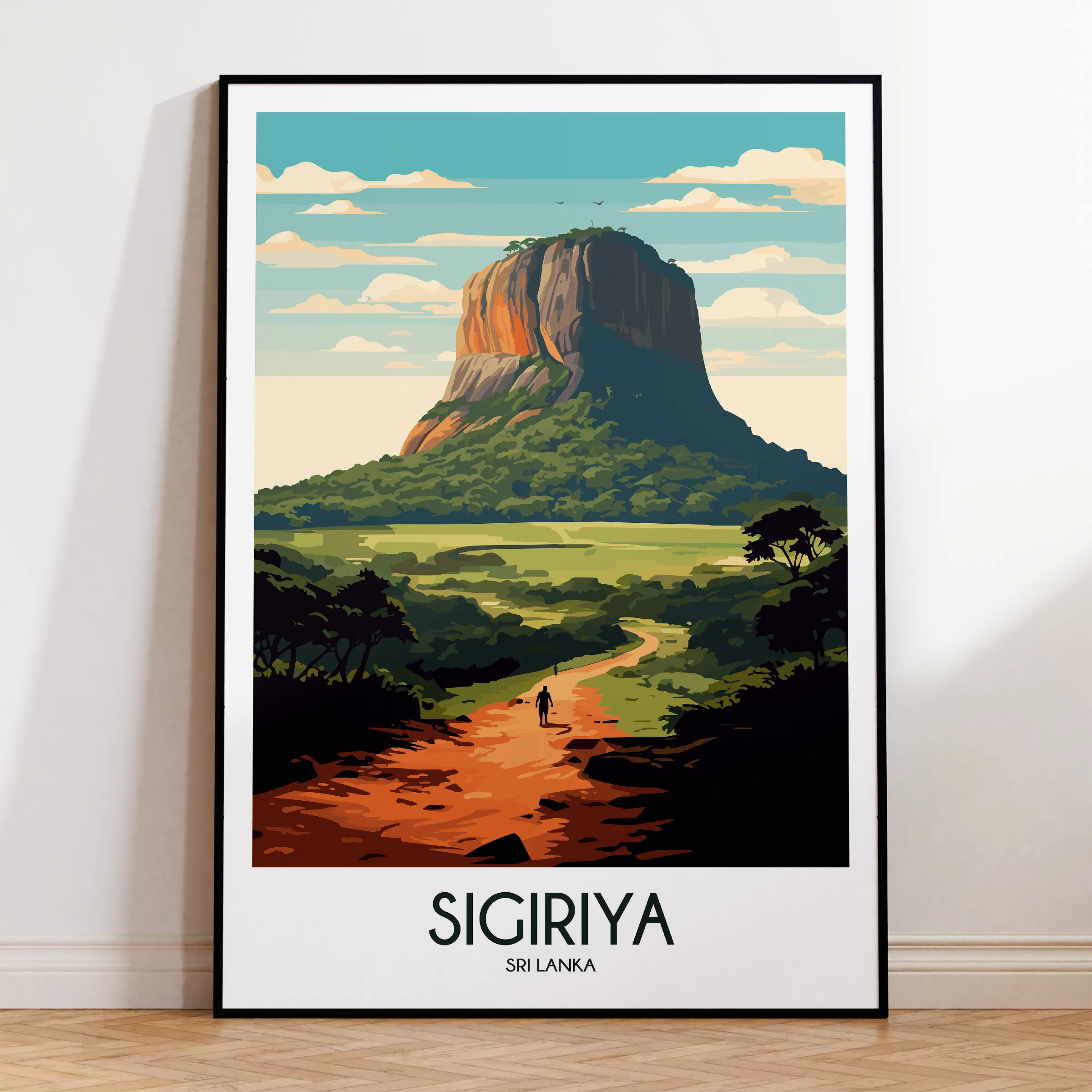 Sigiriya Scenic Landscape Art