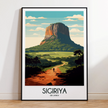 Sigiriya Scenic Landscape Art