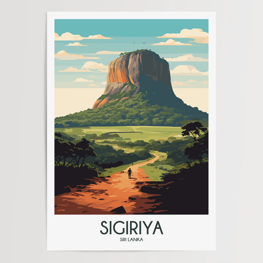 Sigiriya Souvenir Poster Print