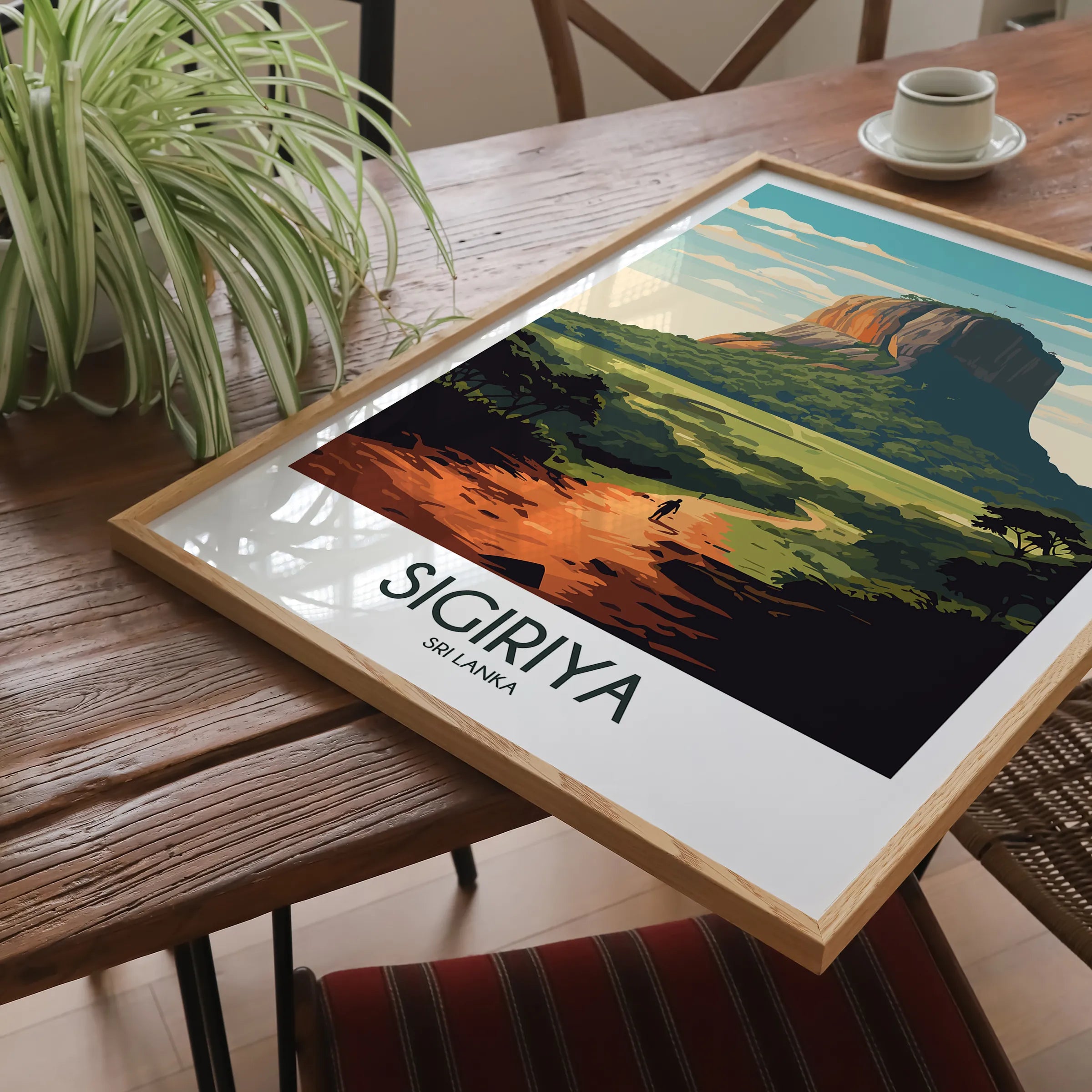 Sigiriya Vintage Style Print