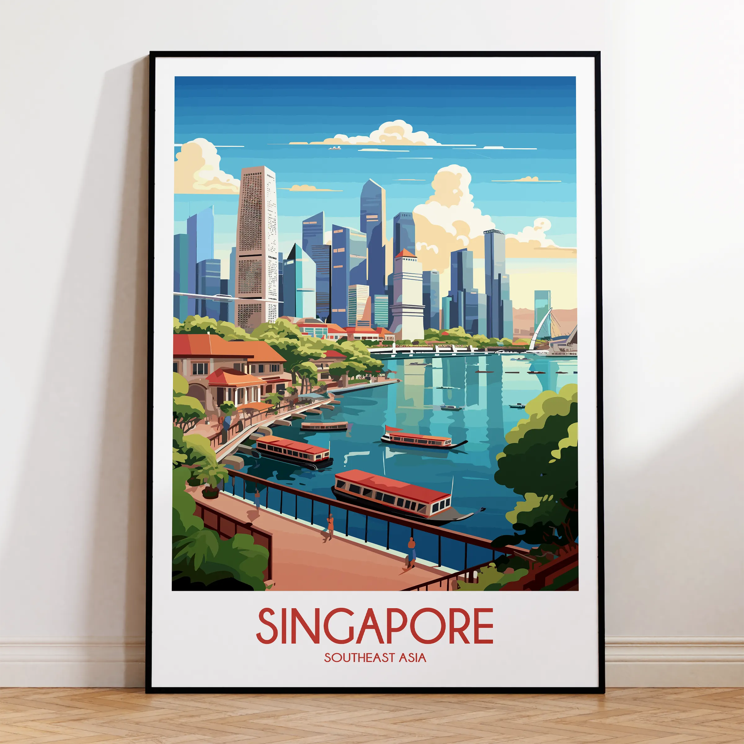 Singapore Destination Art Gift