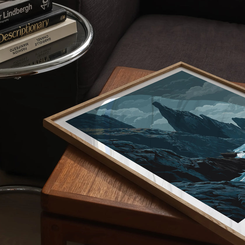 Skomer Island Scenic Landscape Art