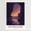 Skomer Island Scenic Landscape Art