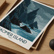 Skomer Island Souvenir Poster Print