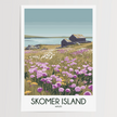 Skomer Island Souvenir Poster Print