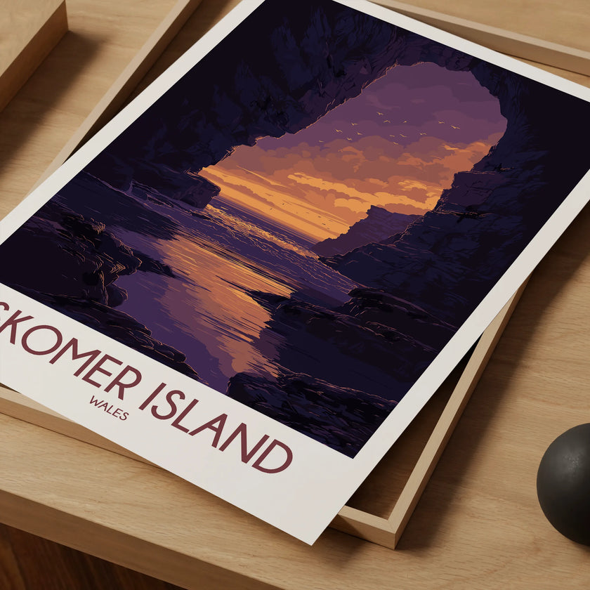 Skomer Island Travel Memory Gift