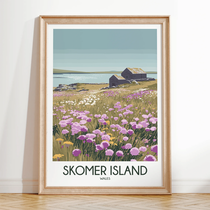 Skomer Island Travel Memory Gift
