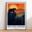 Smoky Mountains Destination Art Gift