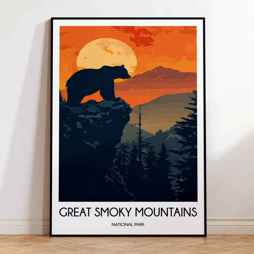 Smoky Mountains Destination Art Gift