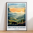 Smoky Mountains Destination Art Gift