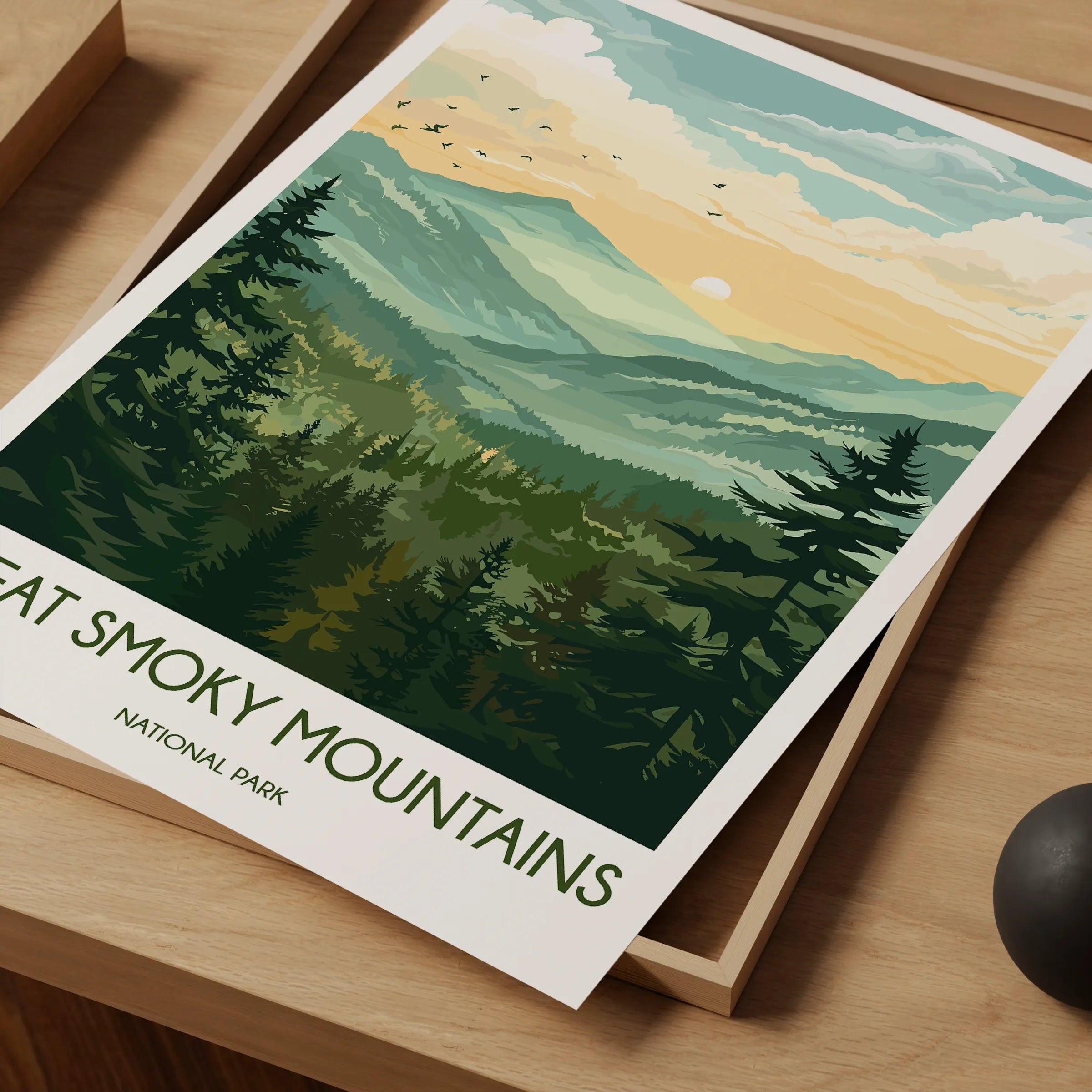 Smoky Mountains Home Office Decor