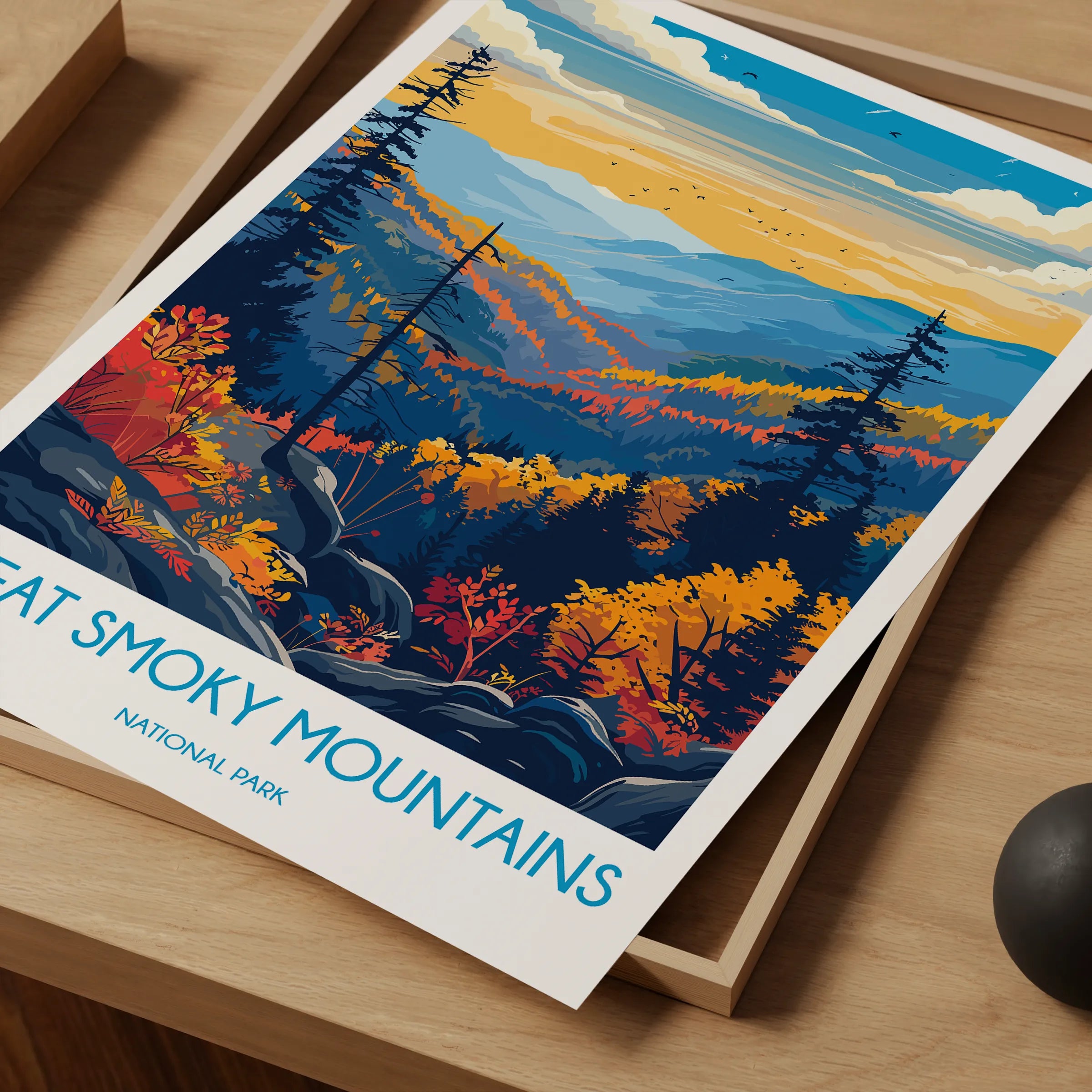 Smoky Mountains Home Office Decor