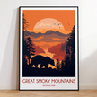 Smoky Mountains Home Office Decor