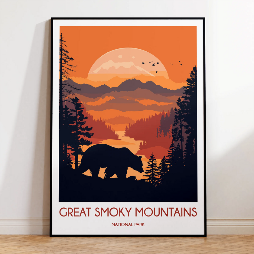 Smoky Mountains Home Office Decor