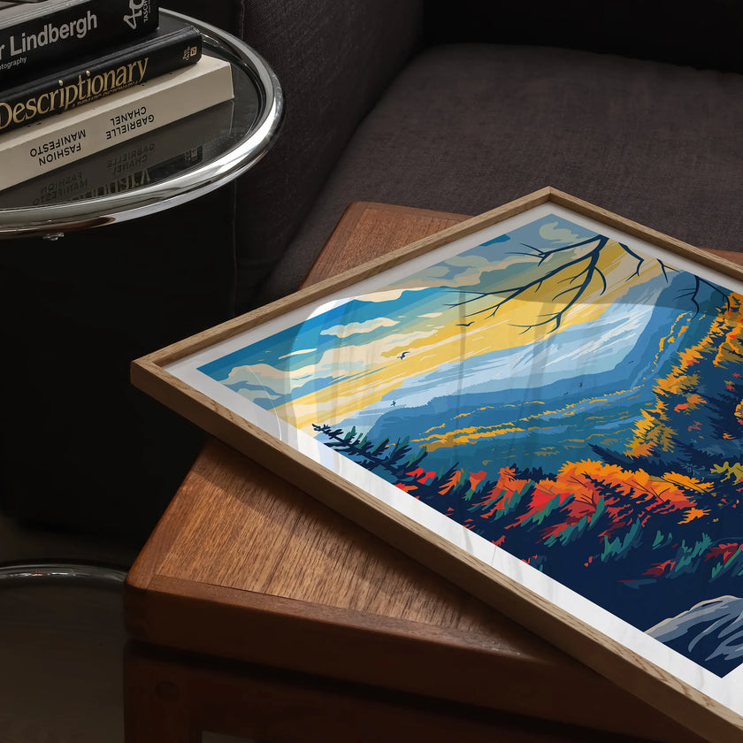 Smoky Mountains Minimalist Wall Art