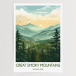 Smoky Mountains Minimalist Wall Art