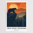 Smoky Mountains Minimalist Wall Art
