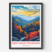 Smoky Mountains Minimalist Wall Art