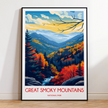 Smoky Mountains Scenic Landscape Art