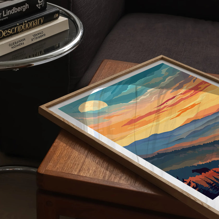 Smoky Mountains Souvenir Poster Print