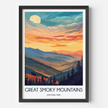 Smoky Mountains Souvenir Poster Print