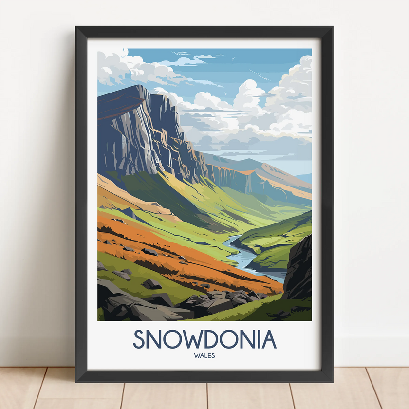 Snowdonia Destination Art Gift
