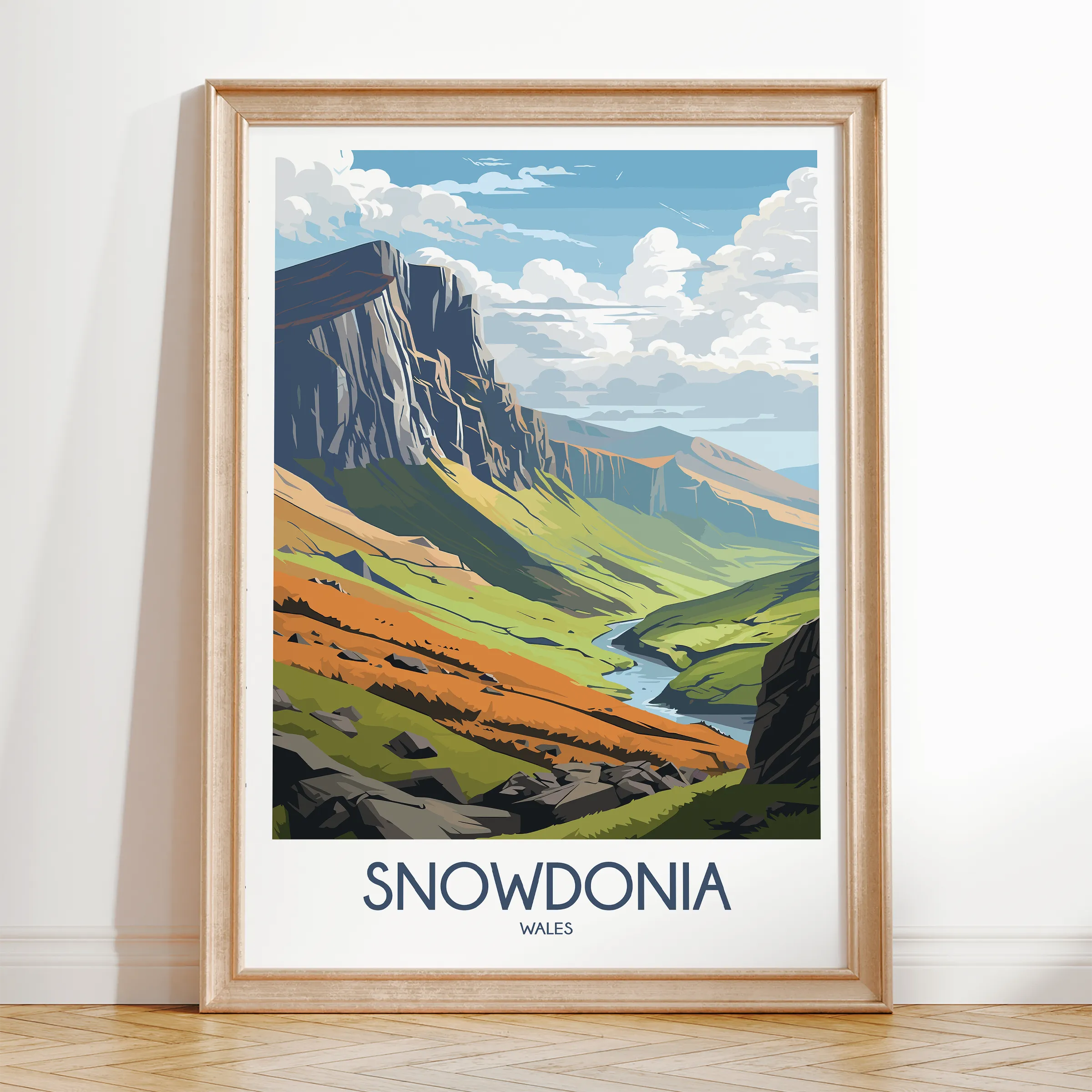 Snowdonia Scenic Landscape Art