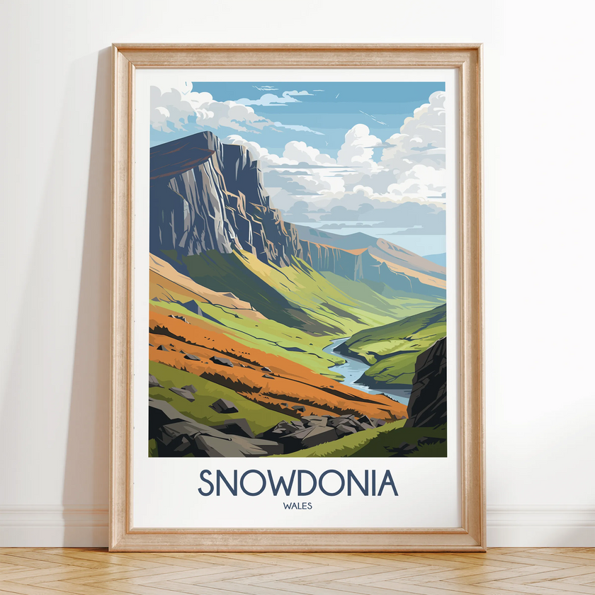 Snowdonia Scenic Landscape Art