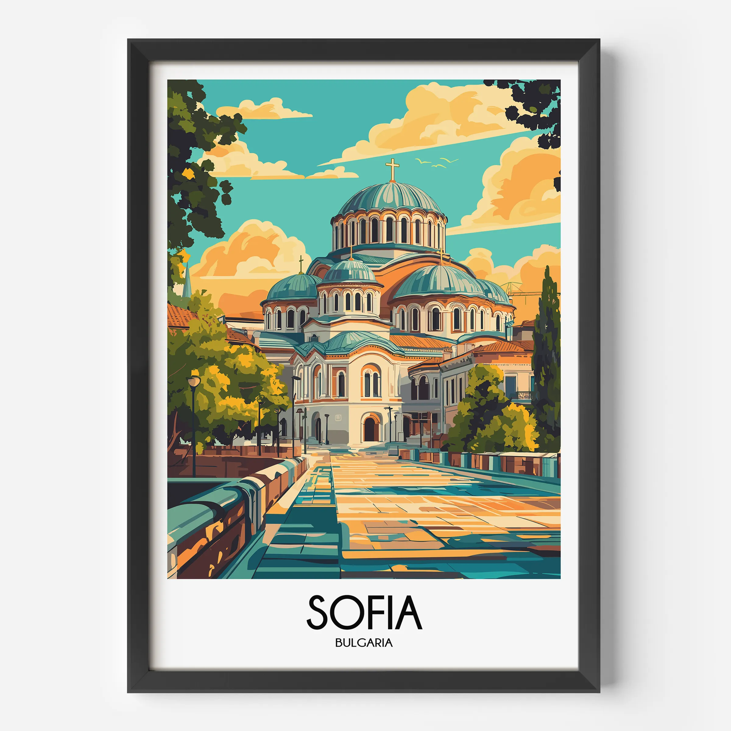 Sofia Scenic Landscape Art