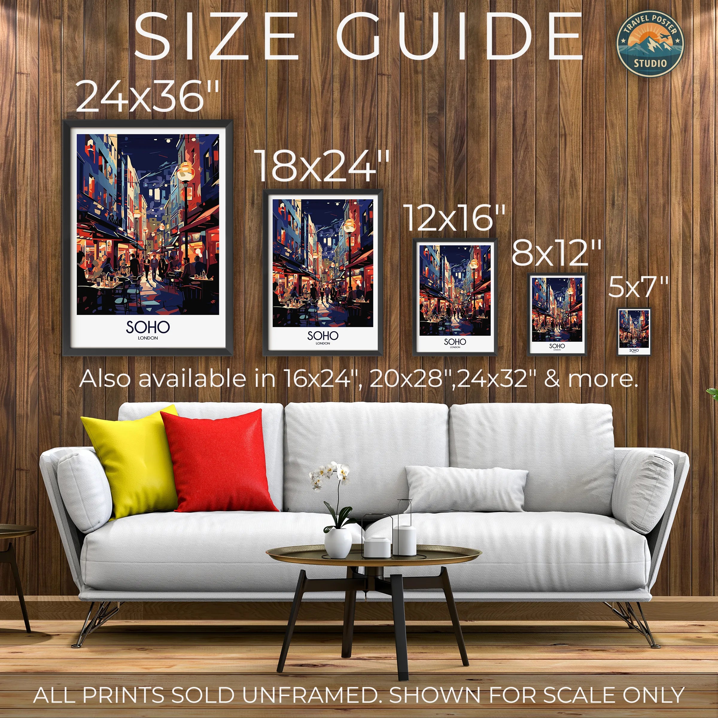 Soho Modern Travel Poster