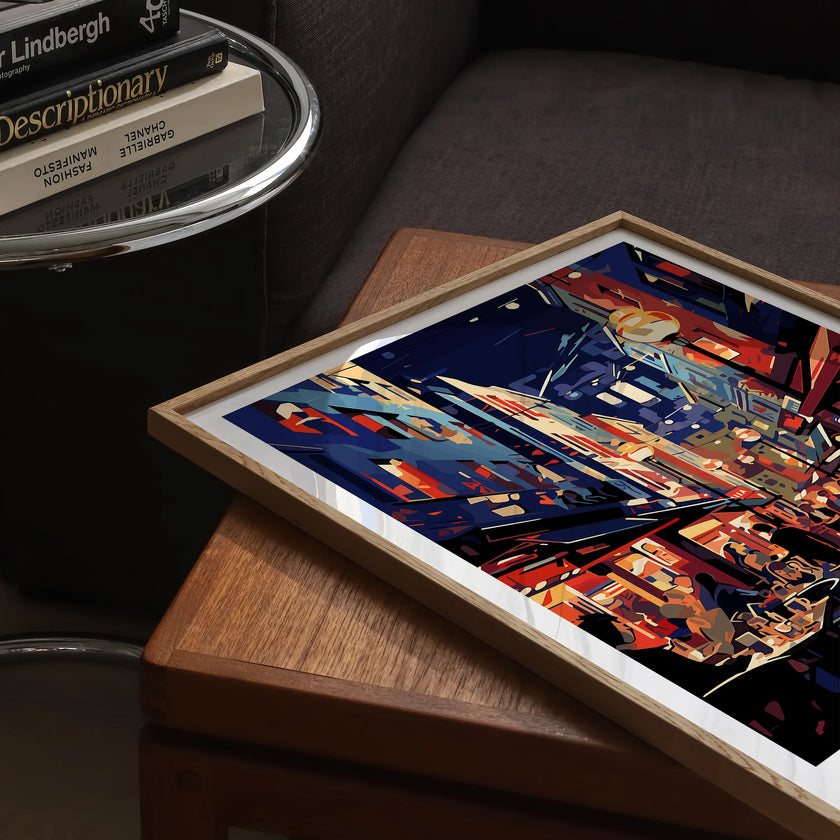 Soho Retro Travel Illustration