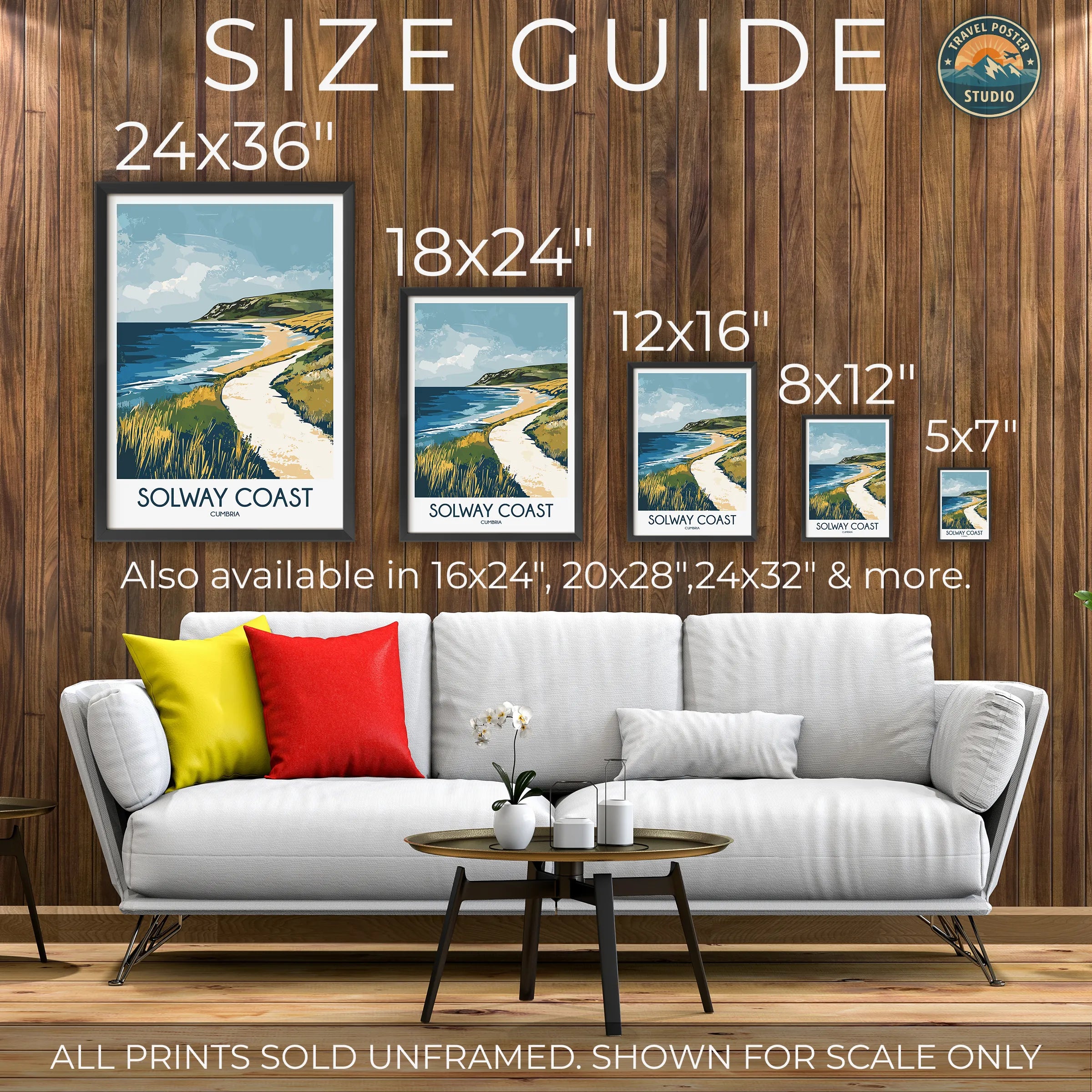 Solway Coast Destination Art Gift
