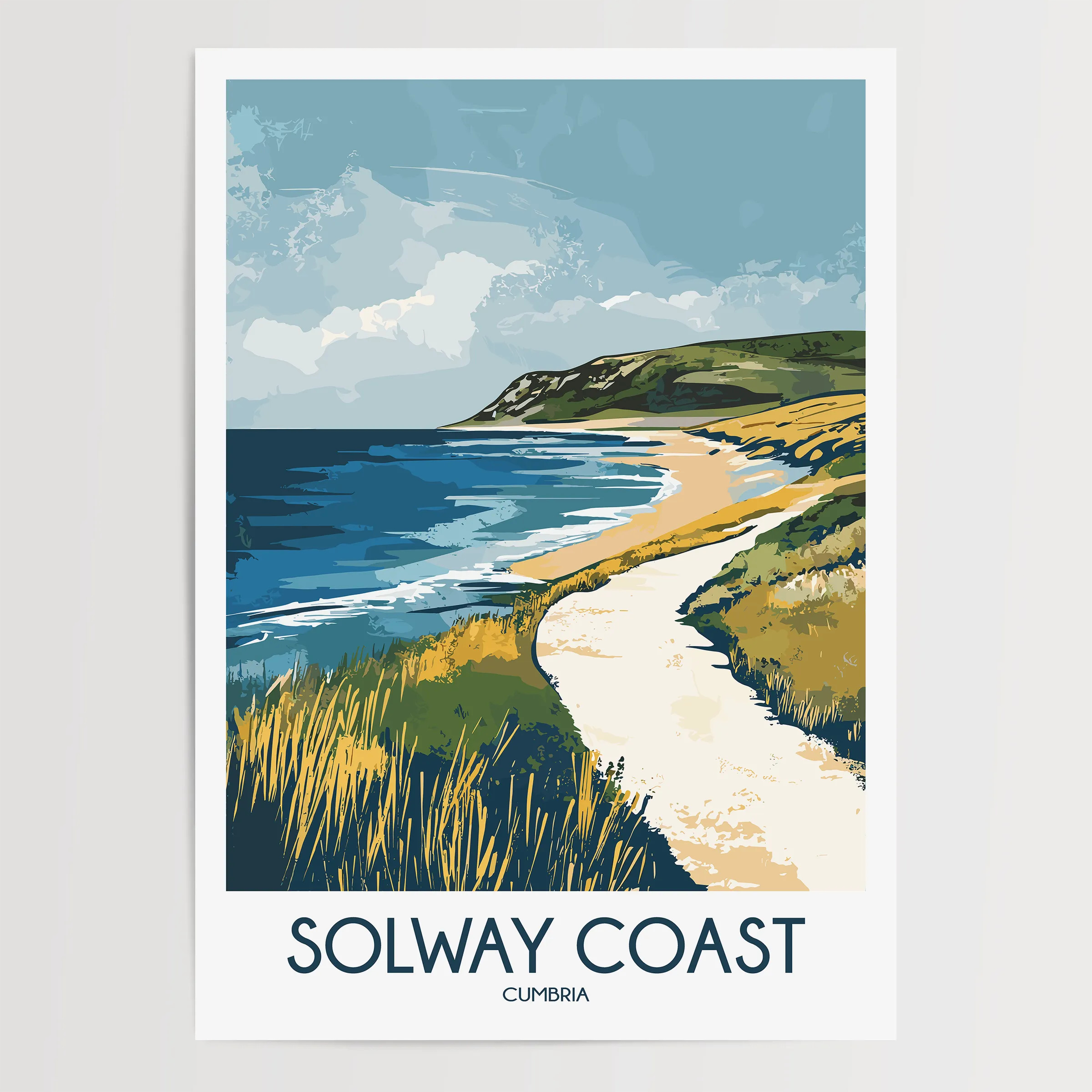 Solway Coast Scenic Landscape Art